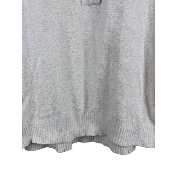 Barefoot Dreams Women's Shirt CozyChic Ultra Lite Rib Back Placket Henley Medium - Picture 5 of 11